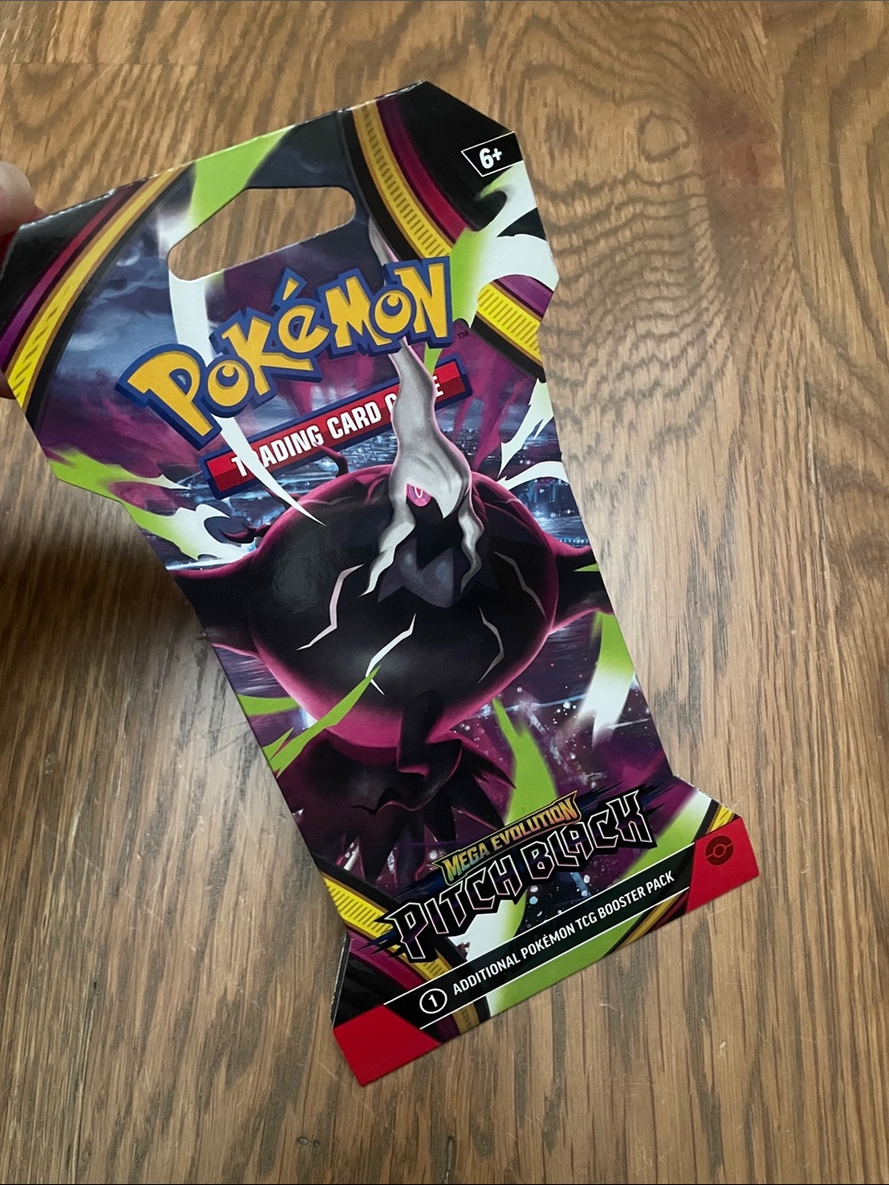 Trading Card Game Mega Evolutions Pitch Black Booster Pack - Black